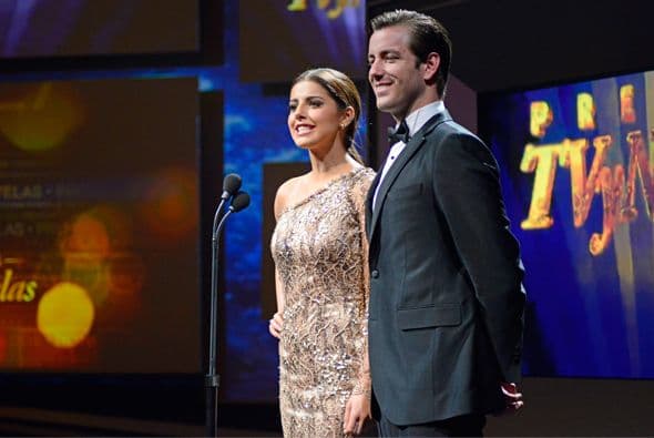 Michelle Renaud y Juan Diego Covarrubias presentaron a los nominados a "Mejor Actor Protagónico".