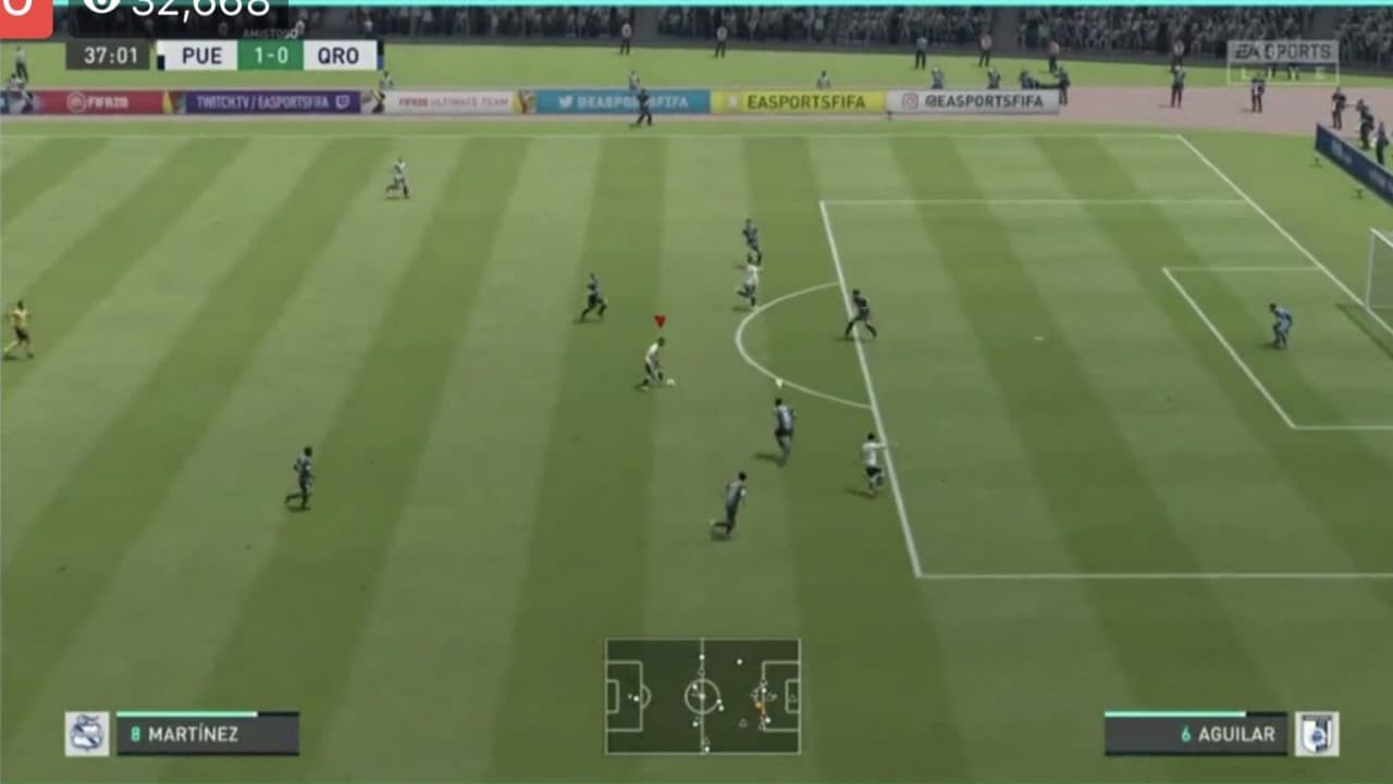 Jimmy Gómez le pone fin a la racha ganadora del Puebla de Santiago Ormeño.