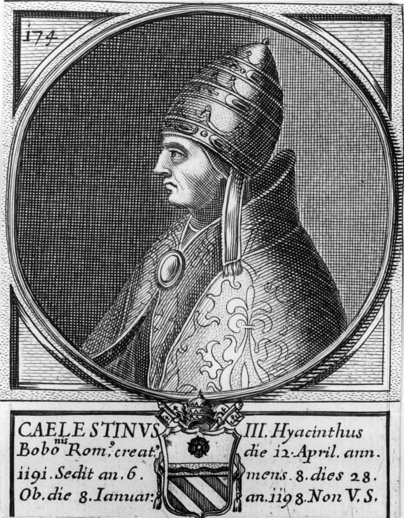 <h2 class="cms-H2-H2">El papa elegido más viejo de la historia</h2>
<br>
<br>Celestino III, nacido, Giacinto Bobone, fue elegido papa a los 85 años en 1191 y es considerado ampliamente como el papa elegido más longevo.
<br>
<br>Foto: circa 1198, Giacinto Bobone. El papa Celestino III, de 1191 a 1198. 
<br>