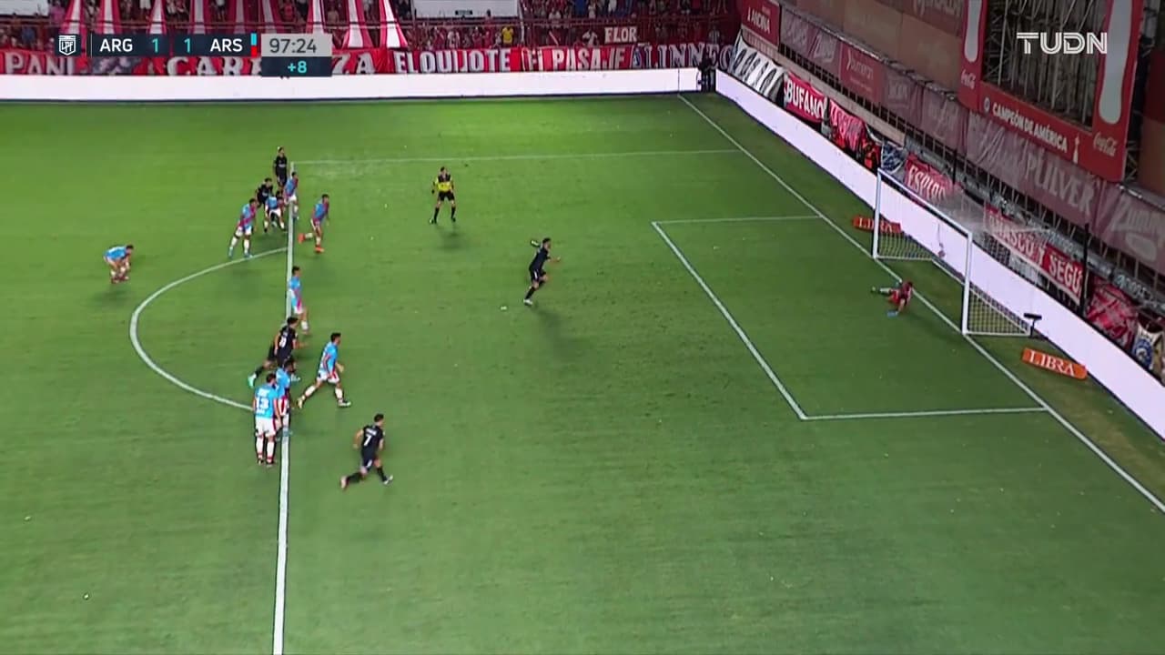 ¡Empatan en la recta final! Argentinos consigue el 1-1 sobre Arsenal