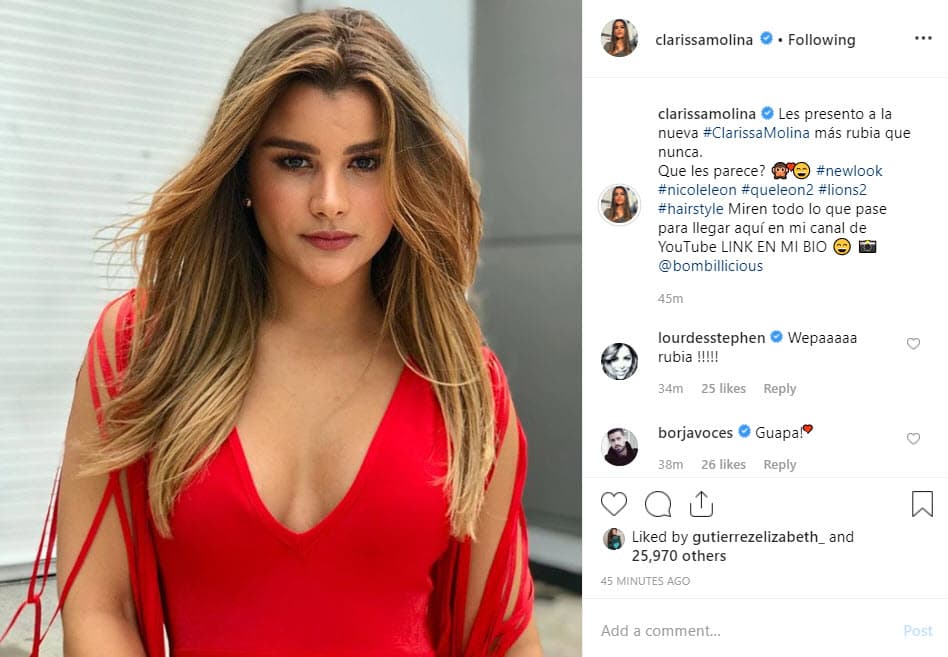 Y con esta publicación en Instagram celebró su nueva imagen.