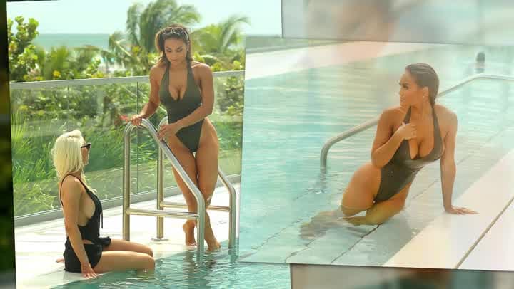 A sus 28 años tiene unas curvas de impacto.