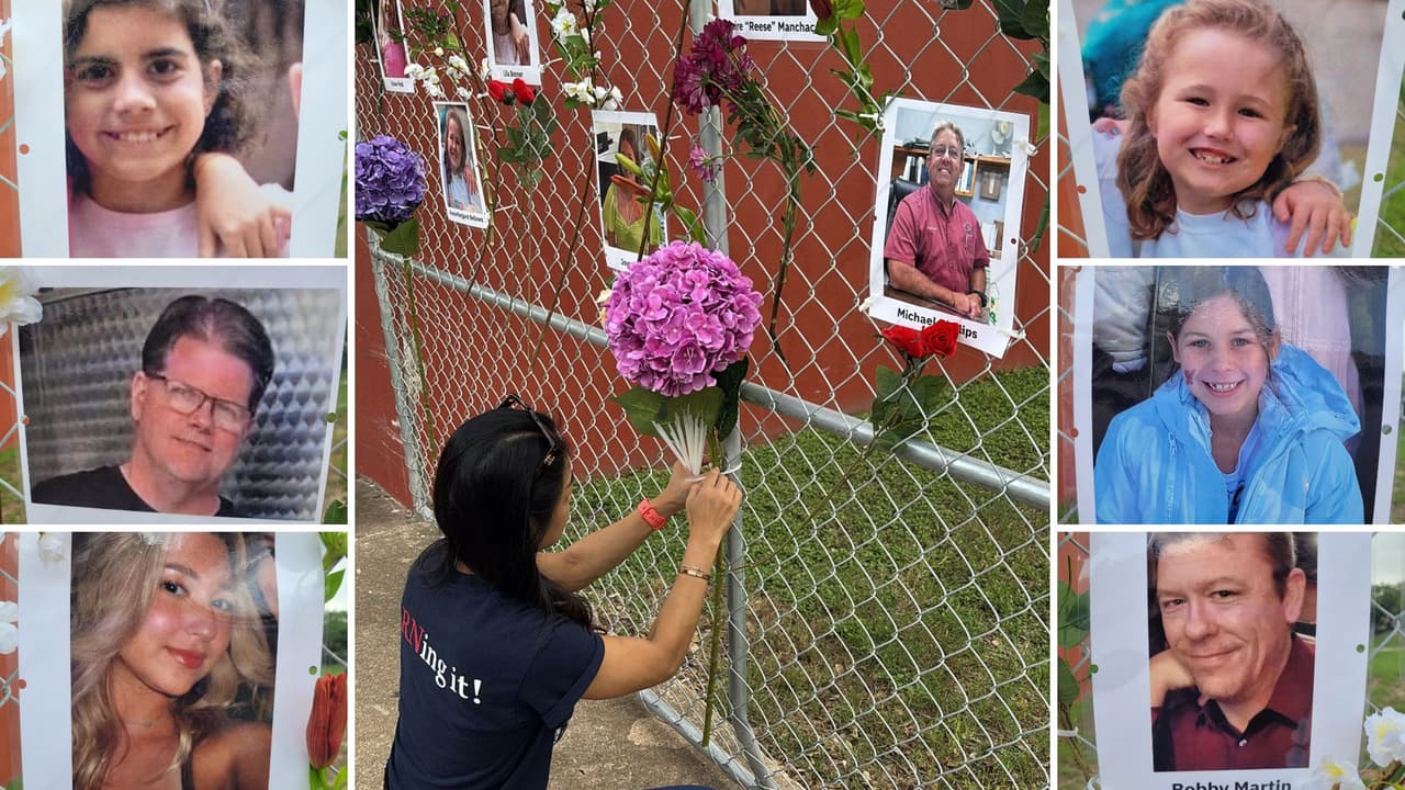 Comunidad de Kerrville se reúne en memorial para recordar a víctimas de la inundación del río Guadalupe