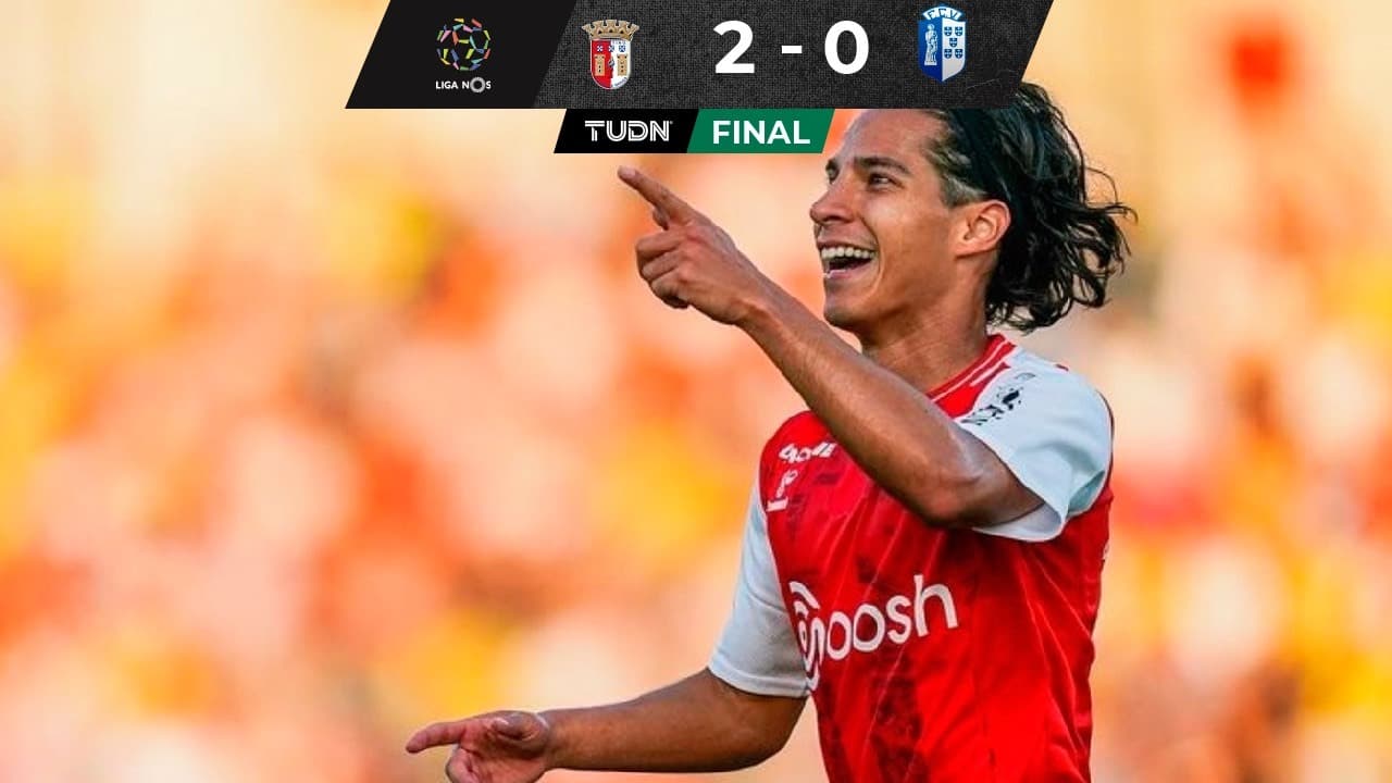 Diego Lainez entra de cambio y da una asistencia en la victoria del Braga
