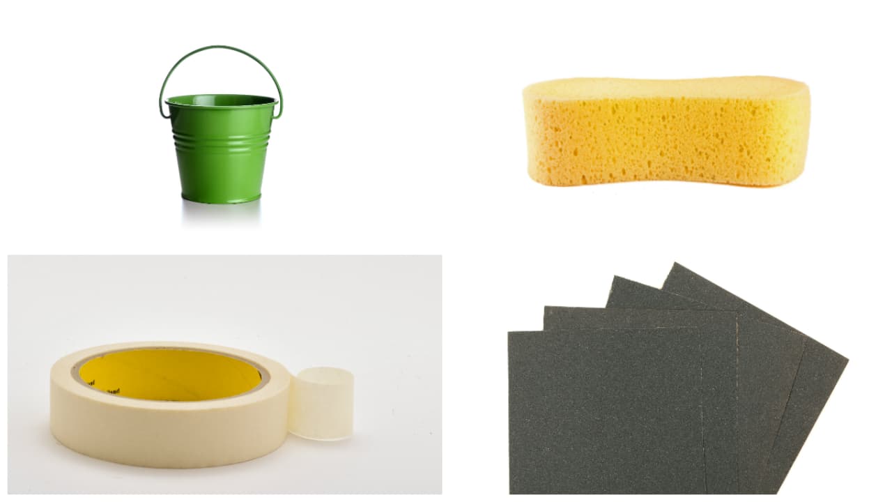 Para limpiar la opacidad de los faros necesitarás una cubeta con agua limpia, esponja, jabón para auto, cinta adhesiva, lijas de diferente grosor, una máquina pulidora y un líquido o cera para pulir plásticos.