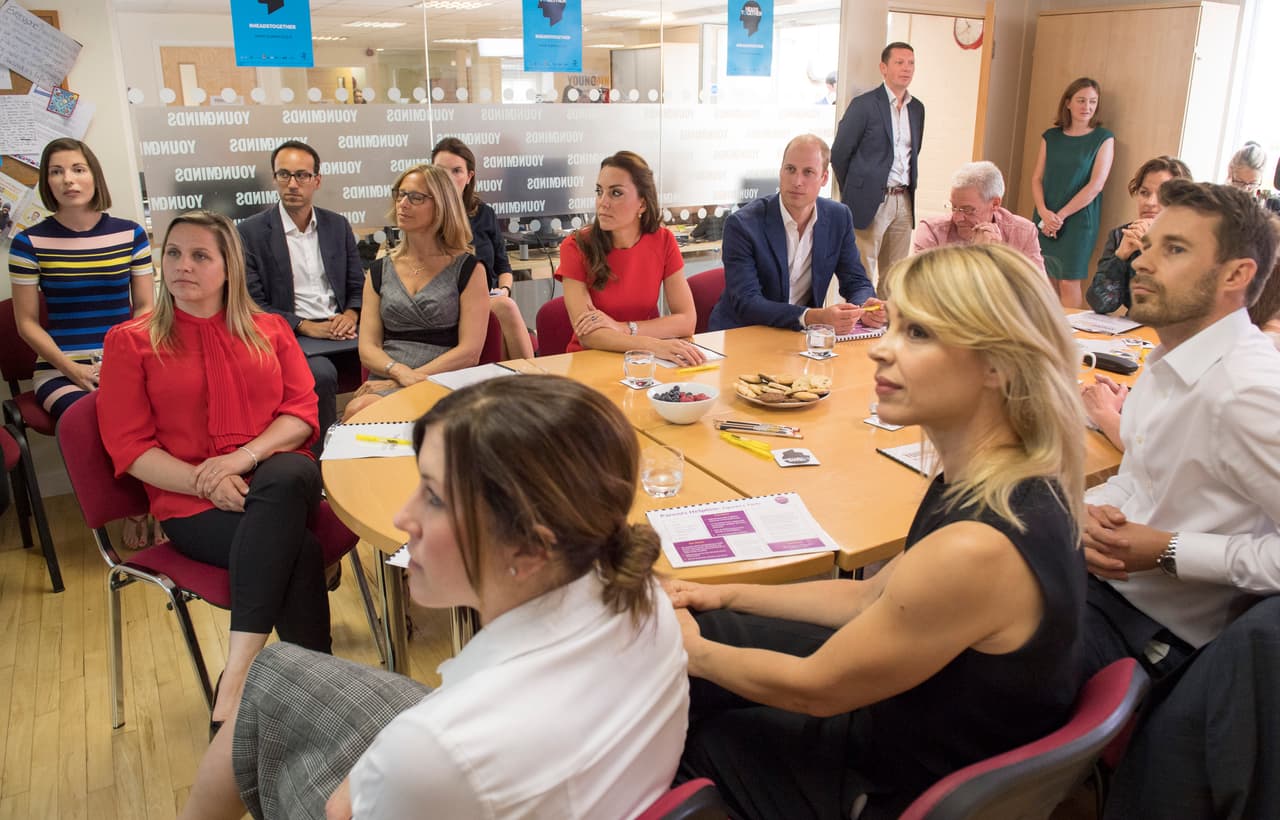 YoungMinds es una de ocho caridades de Heads Together, una campaña de salud mental que encabezan William y Kate.