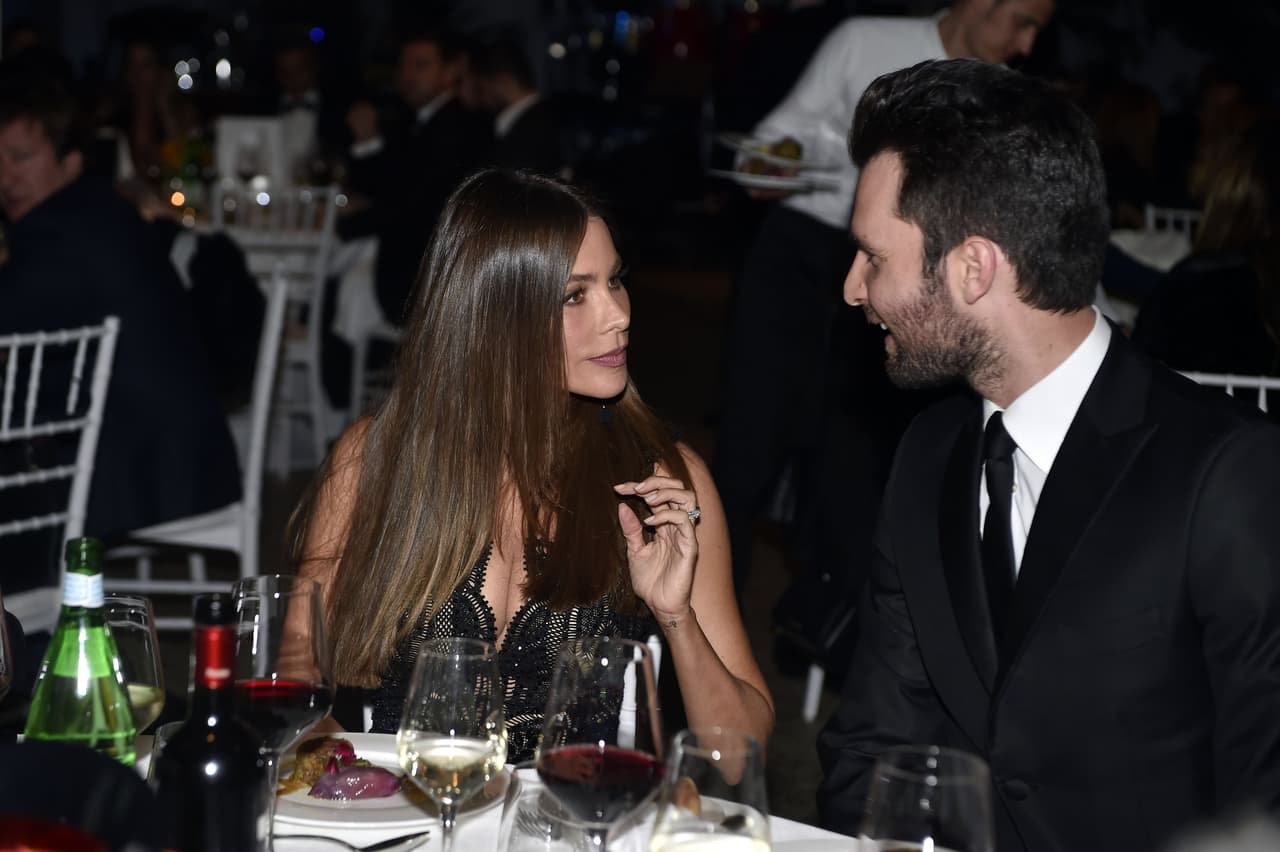 Sofía Vergara y el productor de cine Andrea Iervolino bailaron y se divirtieron juntos en la gala del Ischia Global Film and Music Fest, en Roma.