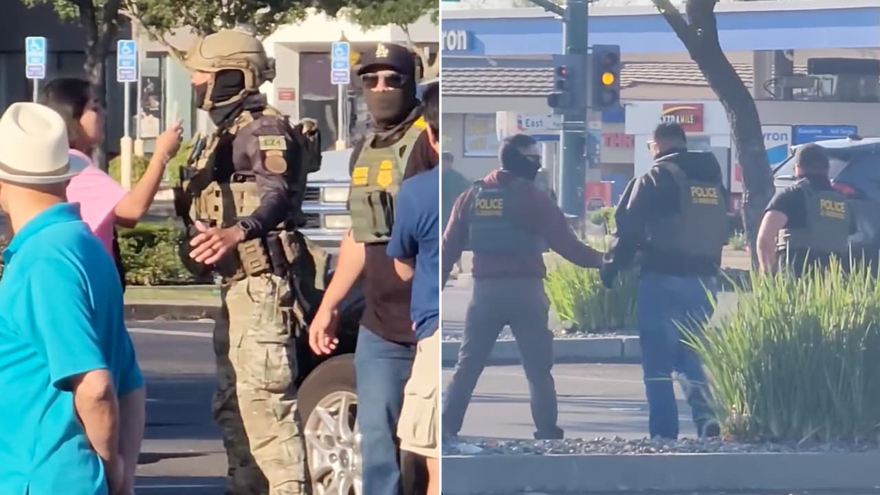 ICE irrumpe en estacionamiento de Home Depot en Sacramento; un ciudadano estadounidense entre los arrestados