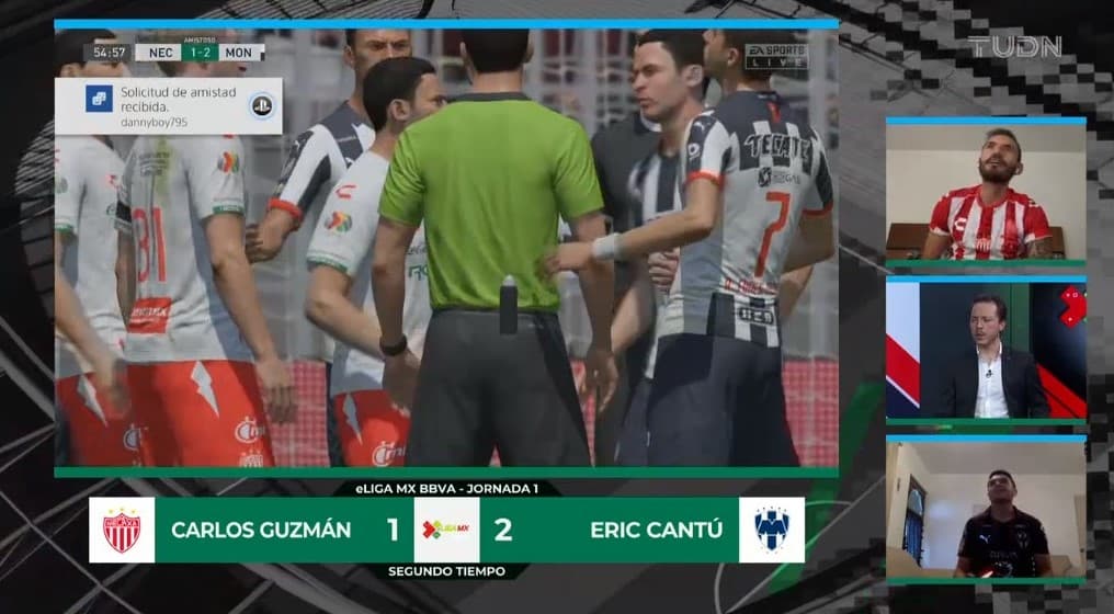 El árbitro marcó la pena máxima en favor de Monterrey.