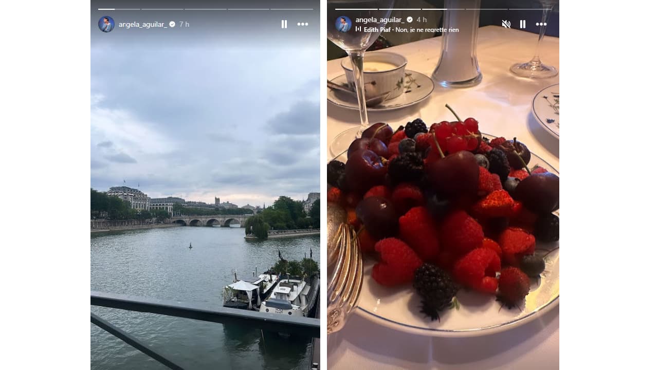 Ángela Aguilar disfruta de Francia.