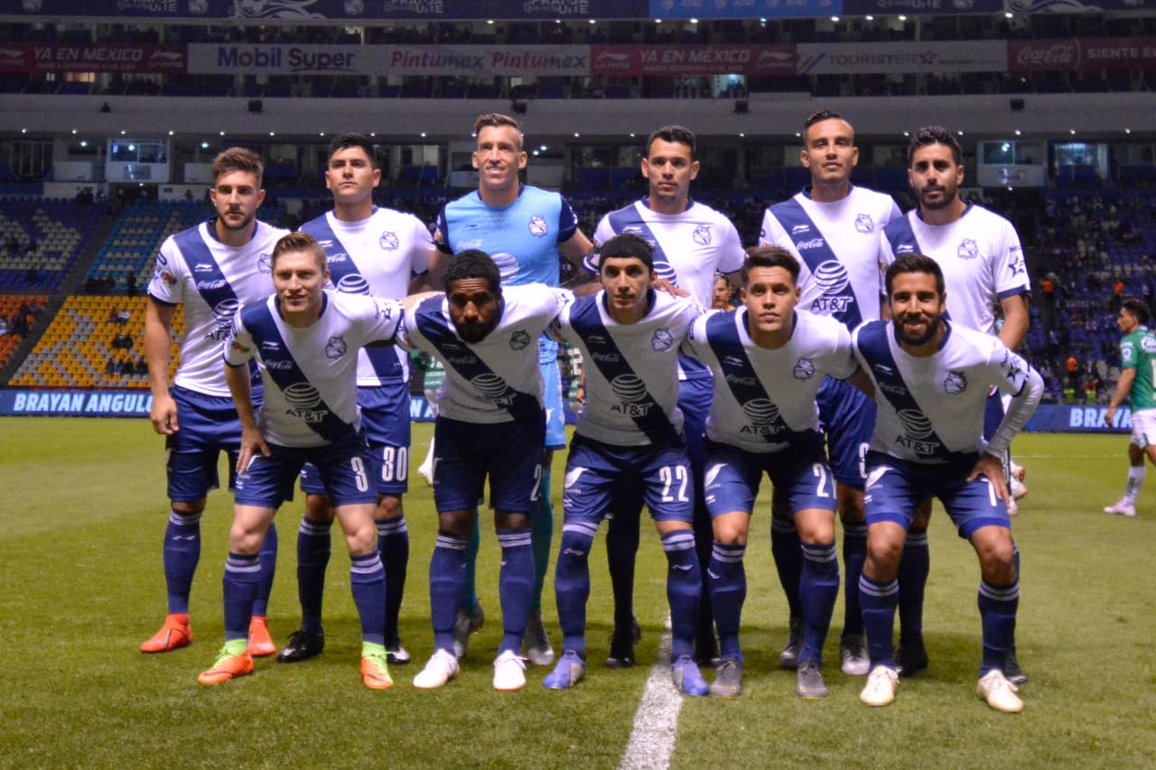 El Puebla tenía cuatro fechas de invicto como local y esta fue su formación titular para el encuentro.