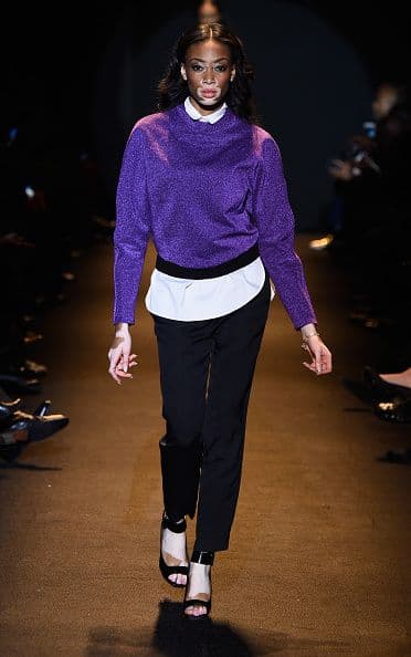 La pasarela se llevó a cabo en el Mercedes Benz Fashion Week de Nueva York.