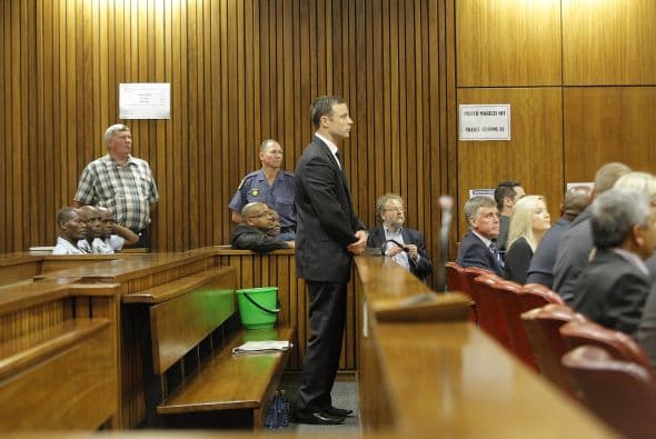 Finalmente llegó el momento en que Pistorious debía enfrentar su destino y conocer el veredicto.