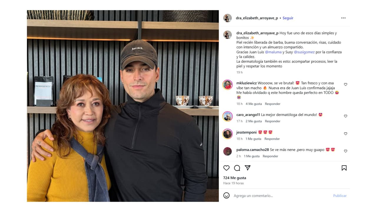 Así luce Maluma sin barba.