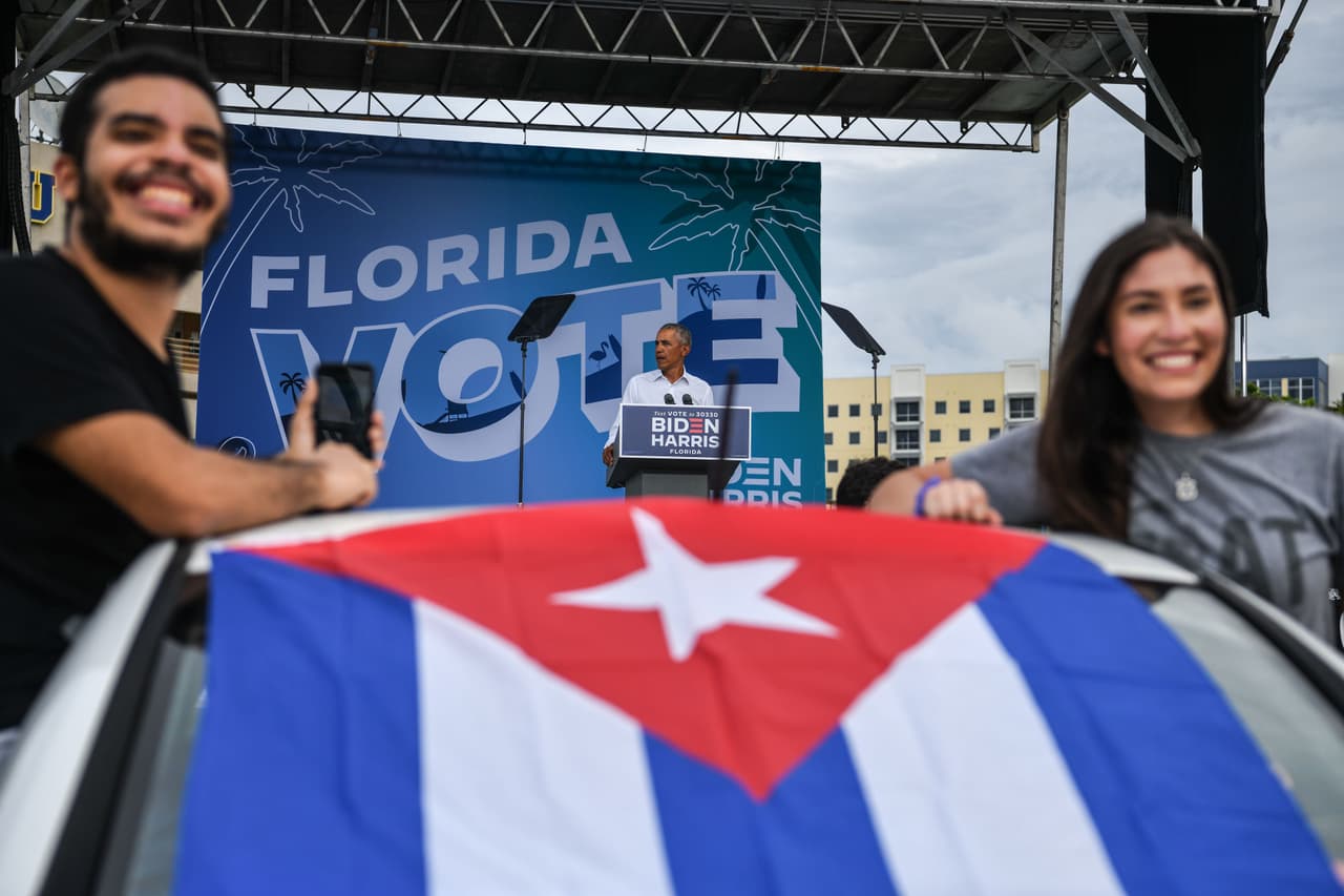 Obama estuvo el pasado sábado en Miami, en un acto de campaña por Biden en North Miami.