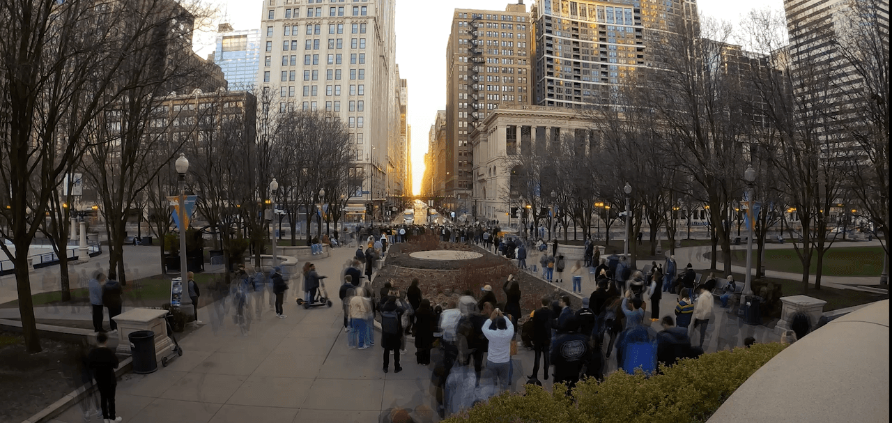 El lugar preferido de fotógrafos, turistas y residentes es en 'Millenium Park'