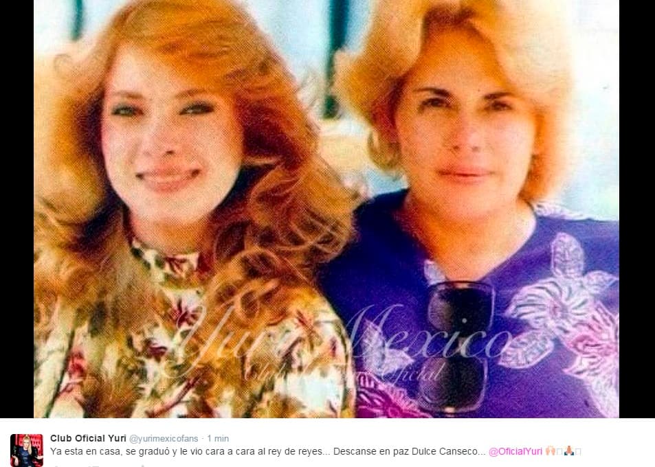 En una entrevista que Yuri dio al programa "Despierta América", la cantante reconoció que su mamá fue su mejor 
<i>coach</i> y que incluso le gustaría dedicarse en un futuro a formar artistas, como Dulce Canseco lo hizo con ella.