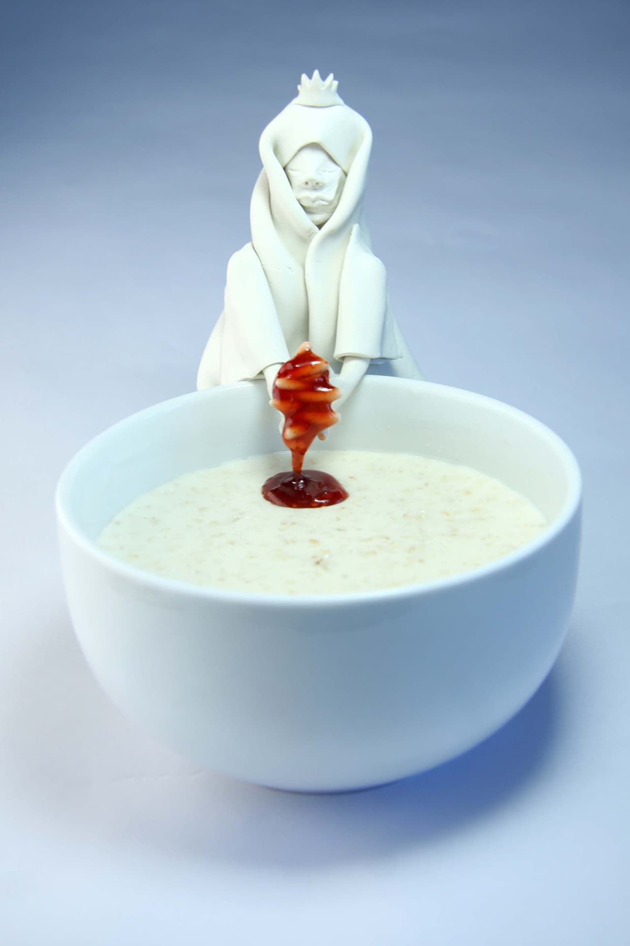 Un tributo a la trastornada Lady Macbeth en forma de fresa.