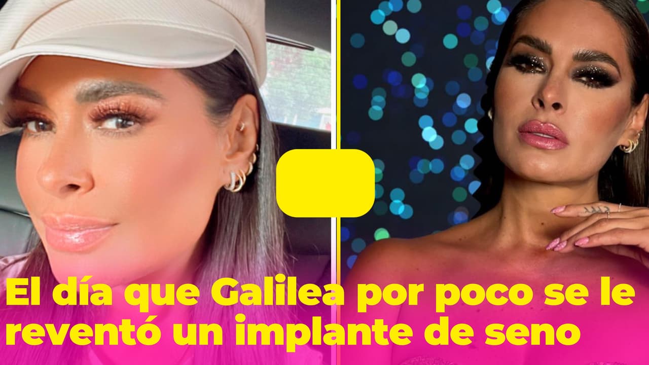 Galilea Montijo por poco se revienta un implante con un palo de escoba: su bochornoso accidente