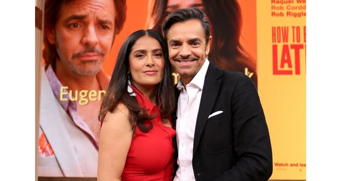 Salma Hayek y Eugenio Derbez en Despierta América