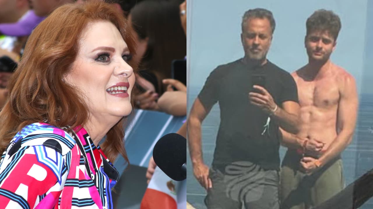 Erika Buenfil da primeras declaraciones tras ver la nueva foto de su hijo con su papá Zedillo Jr.