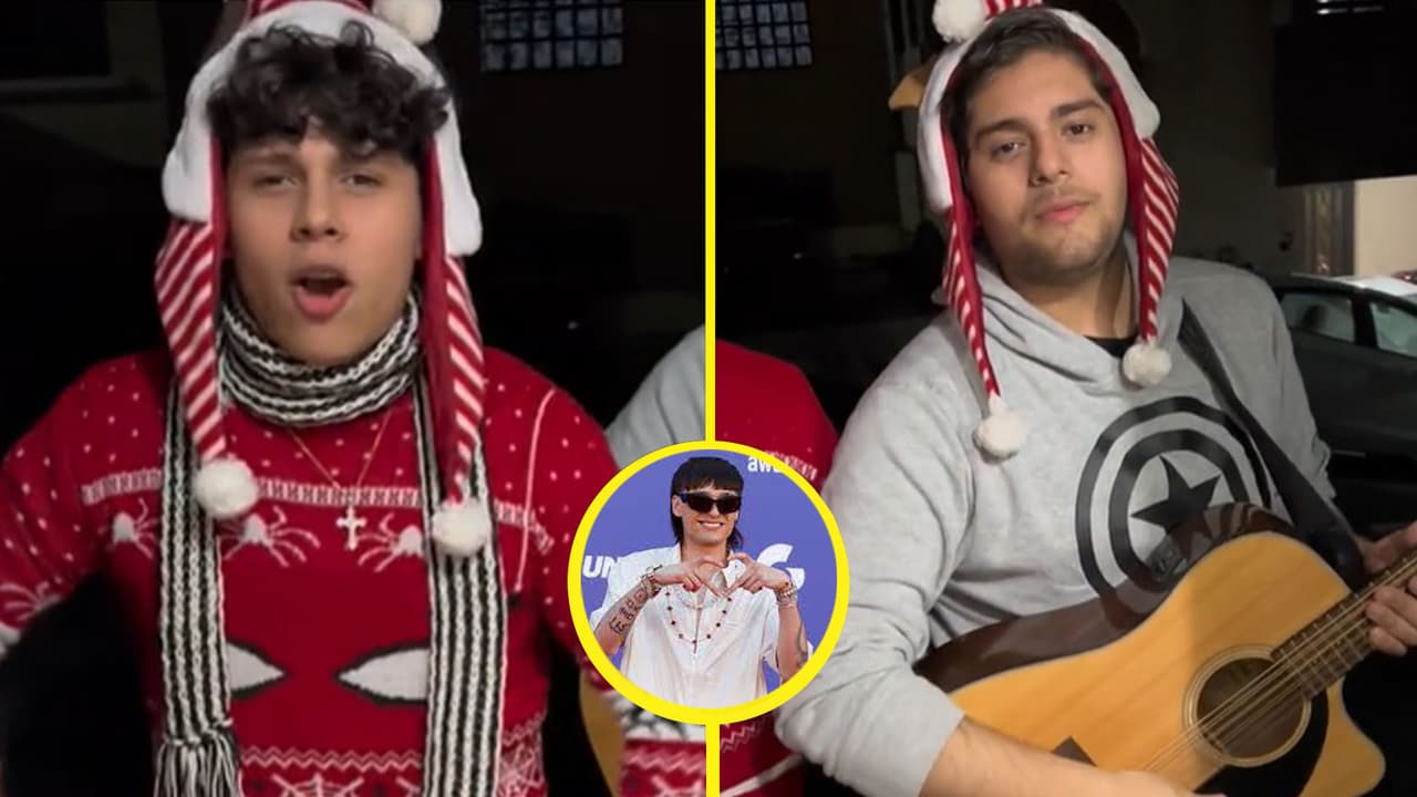 El primer 'villancico bélico': Jóvenes cantan música navideña versión corrido tumbado y causan furor