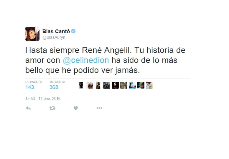 El integrante de la banda pop Auryn, Blas Cantó, habló del amor de la pareja.