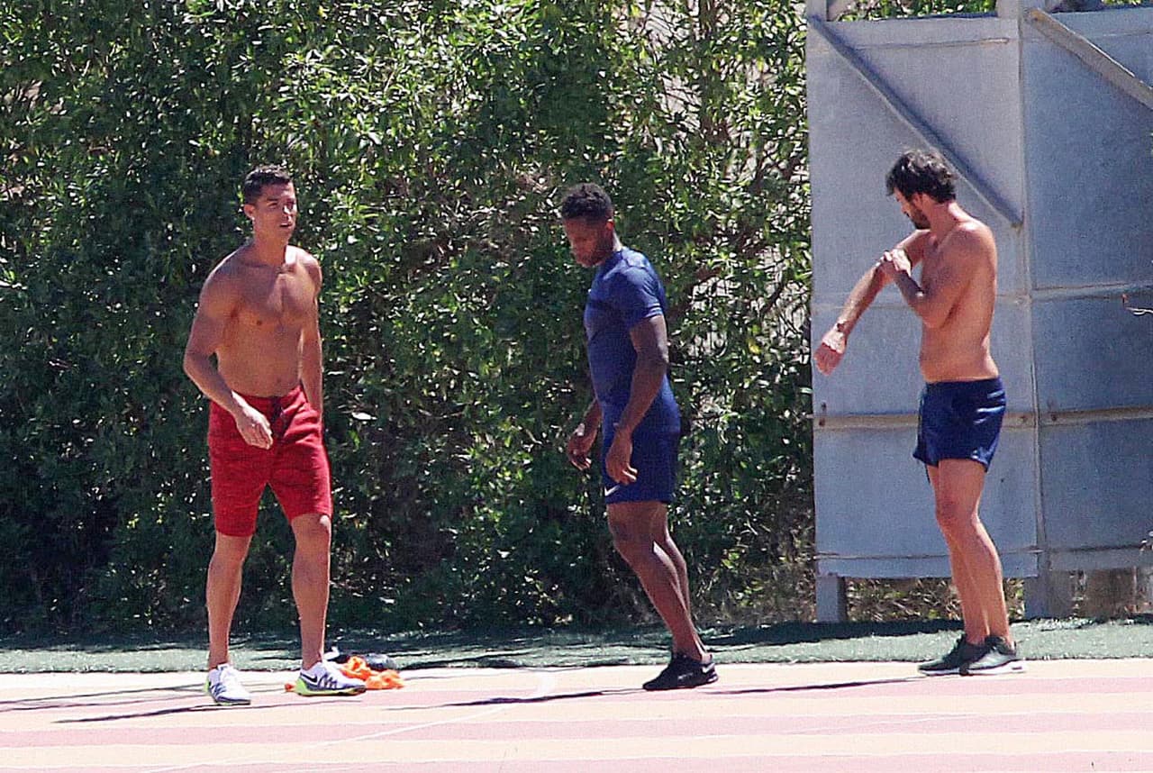 Y ahí, en pleno destino turístico, también se da tiempo para quemar calorías.