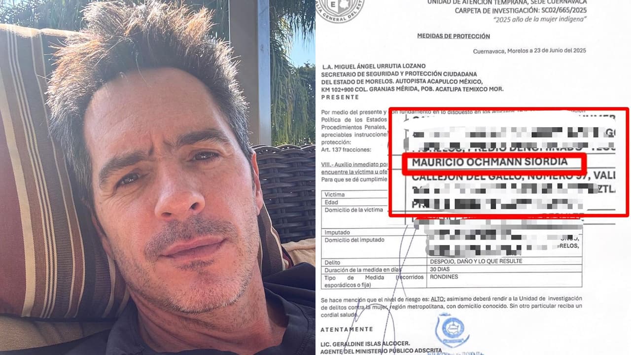 Acusan a Maurio Ochmann de presunto despojo a mujer y él responde