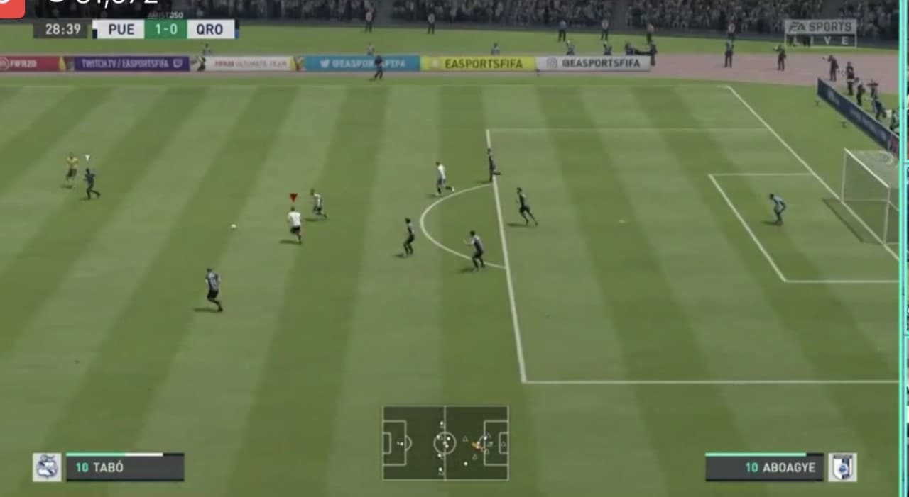 Jimmy Gómez le pone fin a la racha ganadora del Puebla de Santiago Ormeño.