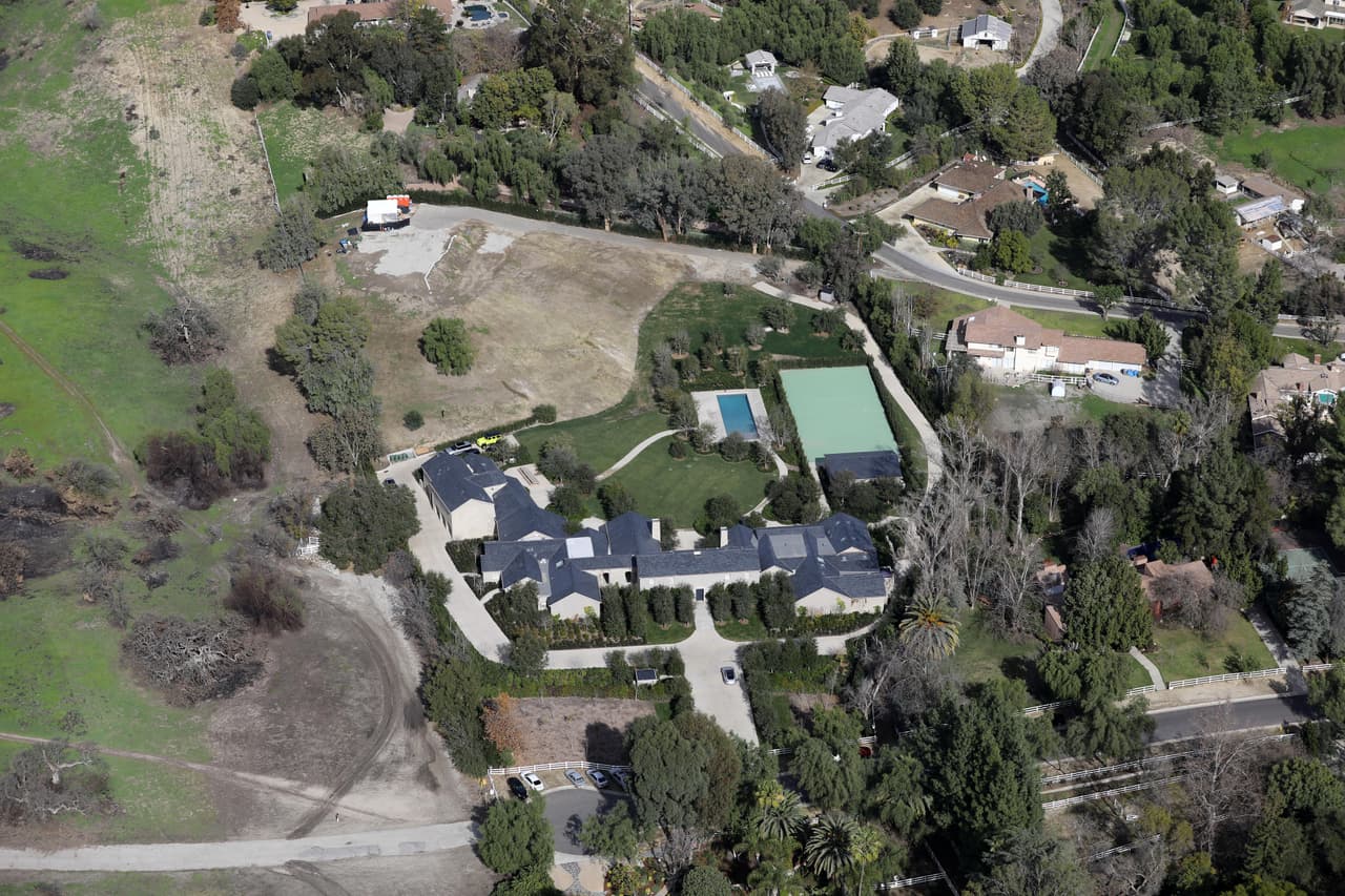 La propiedad fue comprada inicialmente por la pareja en 39.7 millones de dólares.
<br>