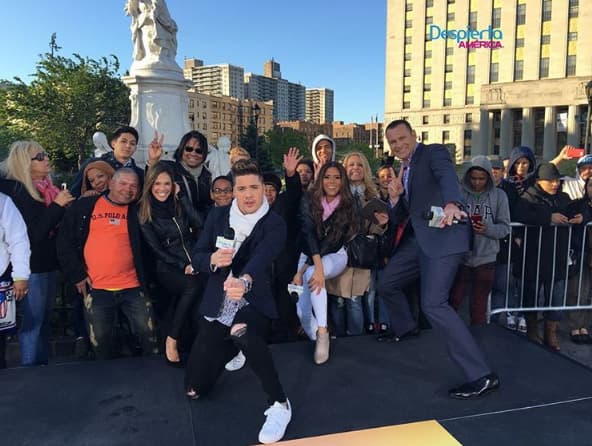 Más que felices, William Valdes y Alan Tacher desde New York.