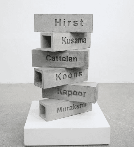 "Art Star Blocks" (Bloques de Estrellas del Arte) son seis bloques de cemento con los nombres de varios artistas contemporáneos: el británico Damien Hirst, la japonesa Yayoi Kusama, el italiano Maurizio Cattelan, el estadounidense Jeff Koons, el británico-indio Anish Kapoor y el japonés Takashi Murakami. La obra fue creada en 2021.