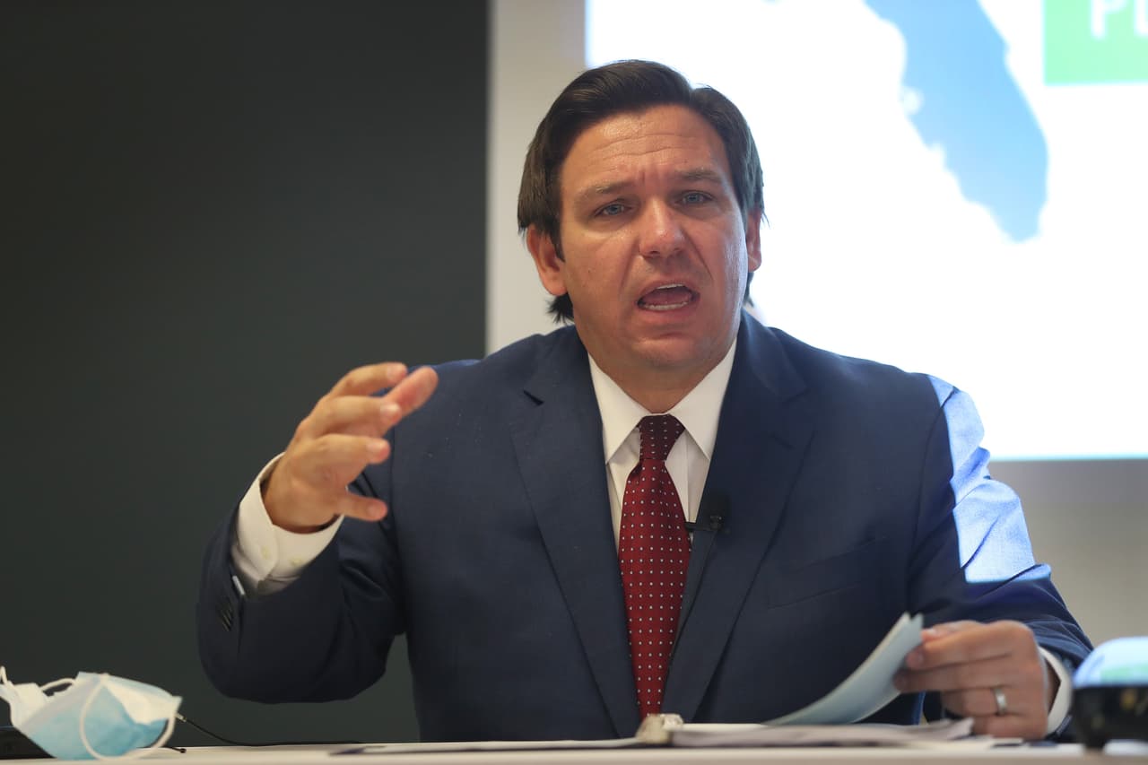 Senadora estatal de Florida rechaza amenazas de DeSantis de no repartir la vacuna en zona donde lo critican