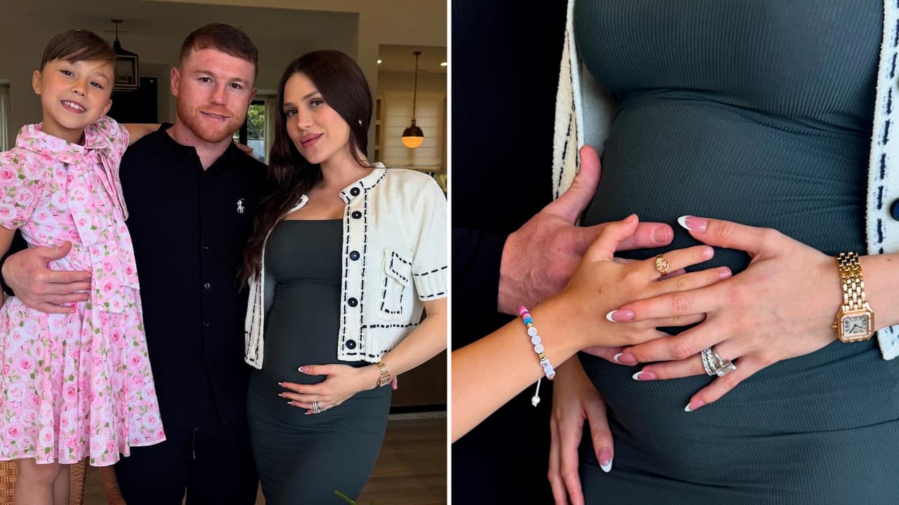 Esposa del ‘Canelo’ presume por primera vez pancita de embarazo de su segundo bebé: él suma 5 hijos