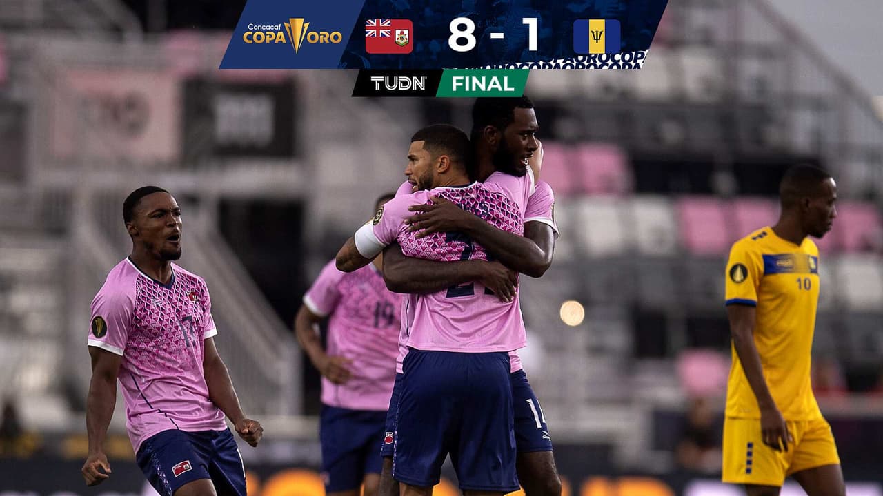 Bermudas le canta el mambo a Barbados rumbo a Copa Oro