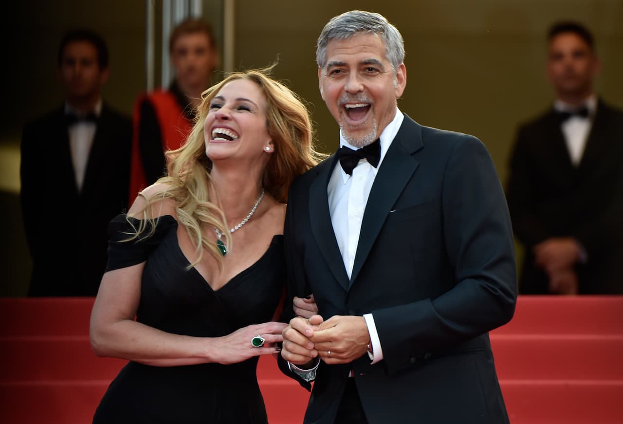 Photo © 2016 E Pressphoto/The Grosby Group Cannes, May 12, 2016 Actor George Clooney and his wife Amal Clooney depart from their screening of 'Money Monster' at the annual 69th Cannes Film Festival at Palais des Festivals on May 12, 2016 in Cannes, France.