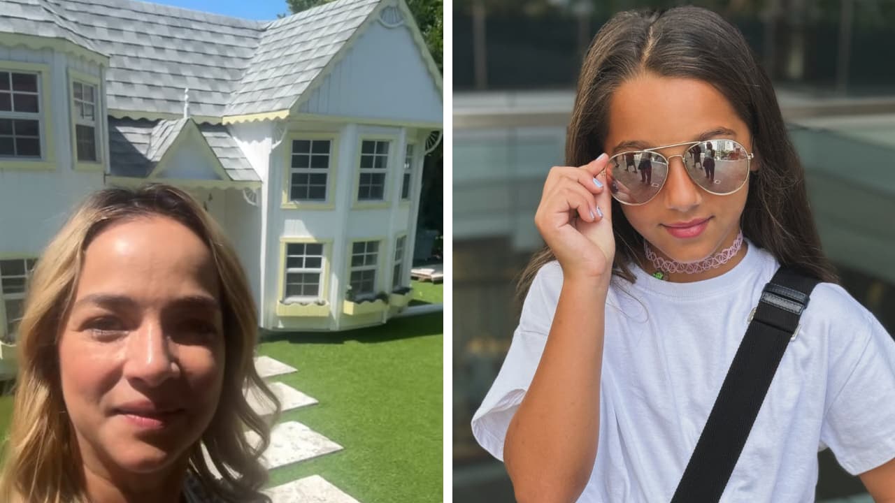 Adamari López reconoce que su hija Alaïa está creciendo y regala su lujosa casita de juegos