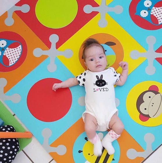 Conocemos a baby Kamilia desde el vientre de su mami y la princesita ya cumplió sus dos meses de nacida.