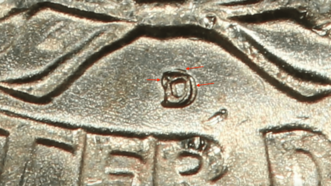 La rareza de la moneda proviene de los errores por doble cuña. En 1950 el MIT de Denver estampó una letra D sobre la S de piezas ya elaboradas del Mint de San Francisco. Este detalle requerirá una observación más acuciosa ya que la diferencia no se aprecia a simple vista.