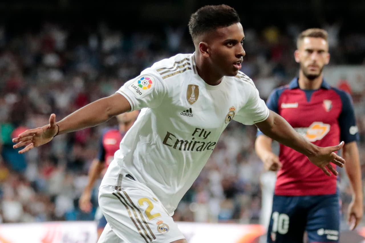 Rodrygo, jugador brasileño y del Real Madrid.