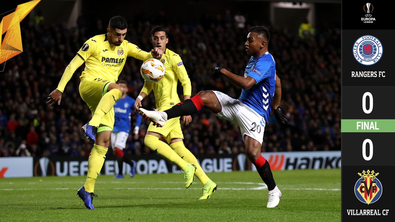 Sin Layún, pero con el Gullit en la grada, Villarreal y Rangers firmaron empate