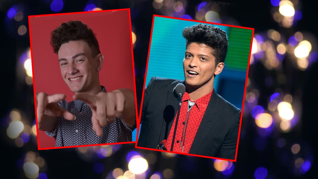 ¿Quién luce el curly fohawk mejor, Anthony Ortiz o Bruno Mars? De igual manera, sus voces nos fascinan.