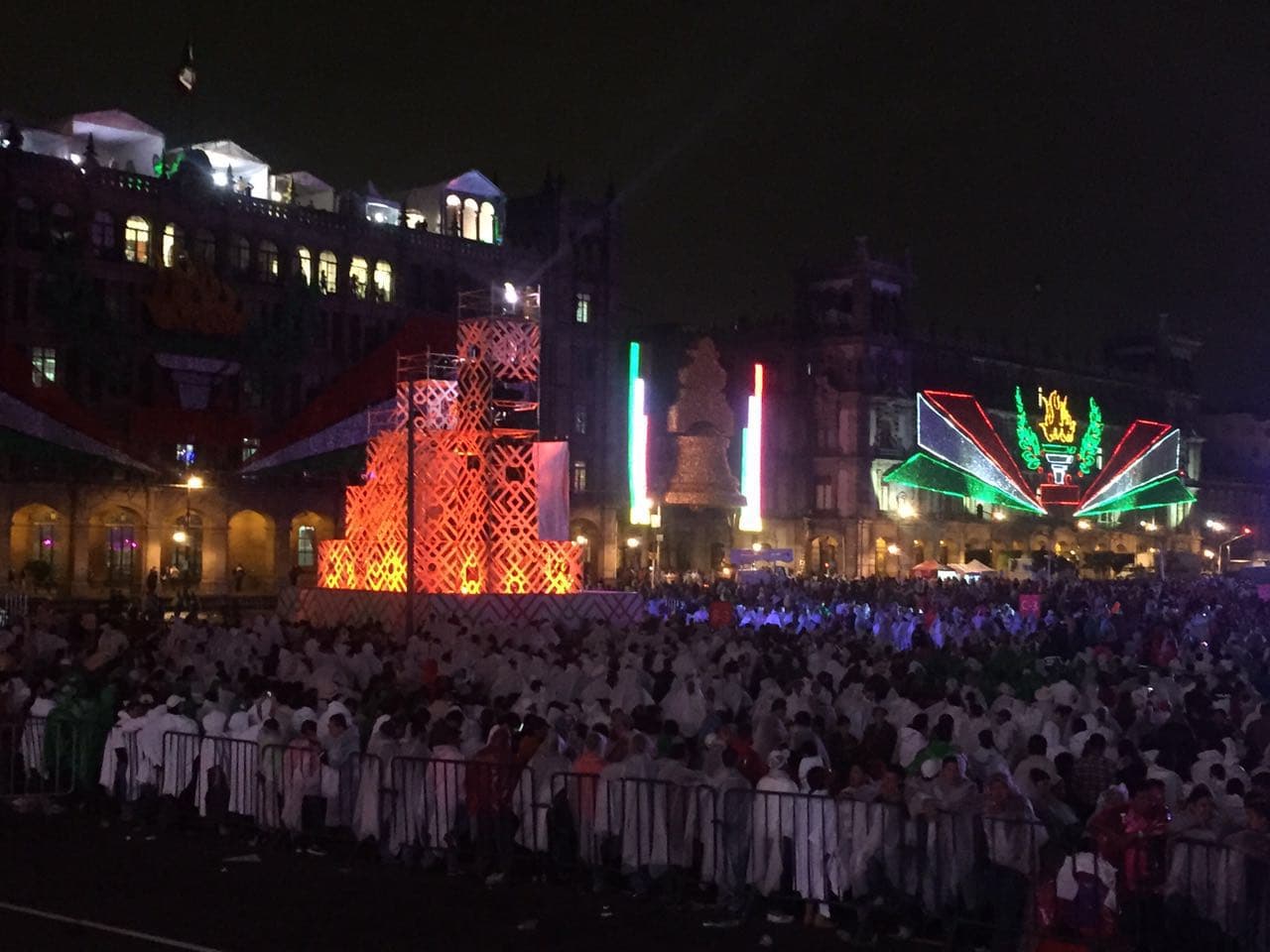 El Zócalo de la Ciudad de México.