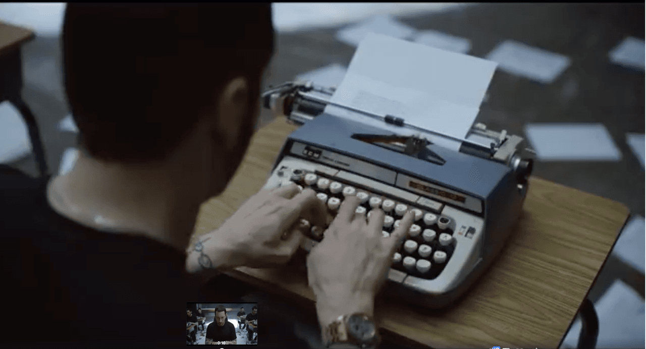 Eminem teases 'Walk On Water' music video 