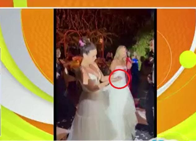 Sucedió casi al terminar la fiesta: "Cuando estábamos todo en el baile, nosotros estábamos dentro de una carpa y
<b> llega una mariposa</b>". 
<br>