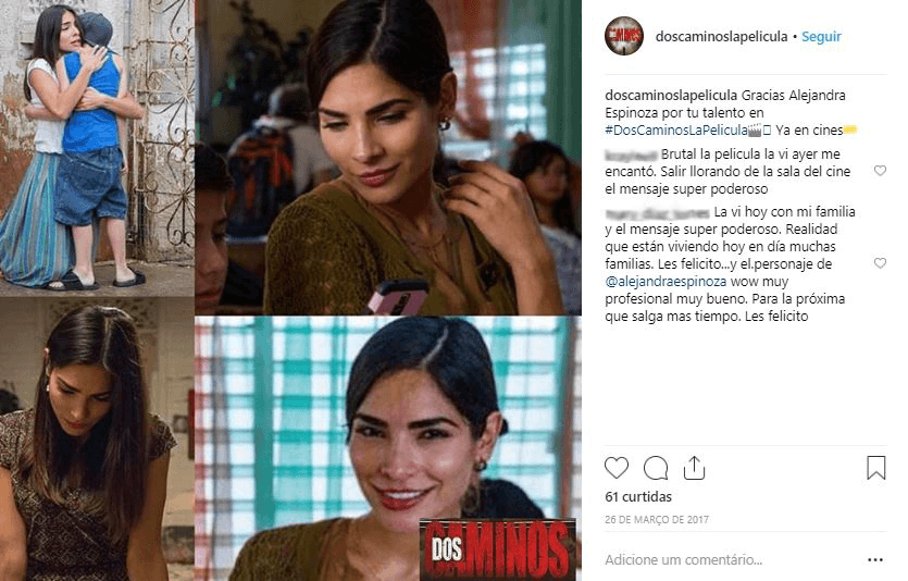 De acuerdo con Alejandra, ella se identificó con Miguelina debido a que es una mujer que trata de educar de la mejor manera a sus hijos para darles una base, además, es una mujer de mucha fe que mantiene diversas cualidades.