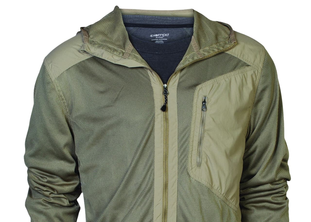 Chaqueta anti mosquitos de la marca Exffolio.