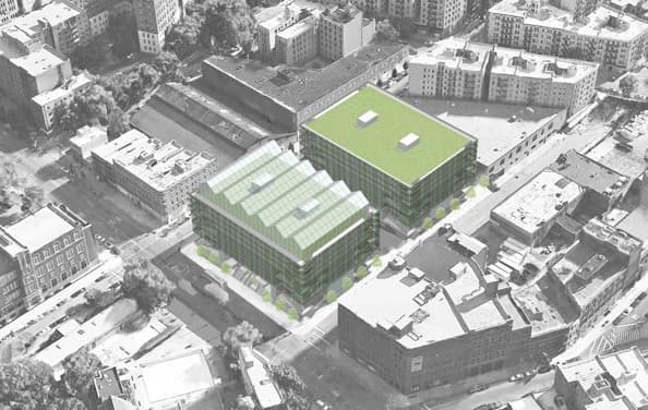 El edificio que ofrecerá vivienda asequible y que producirá alimentos en Nueva York