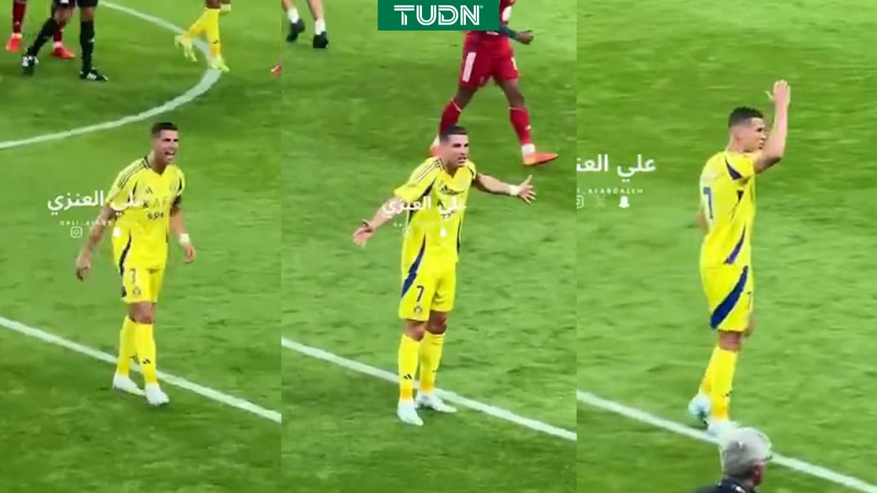 ¡Explotó! Cristiano hace tremendo berrinche tras derrota del Al-Nassr